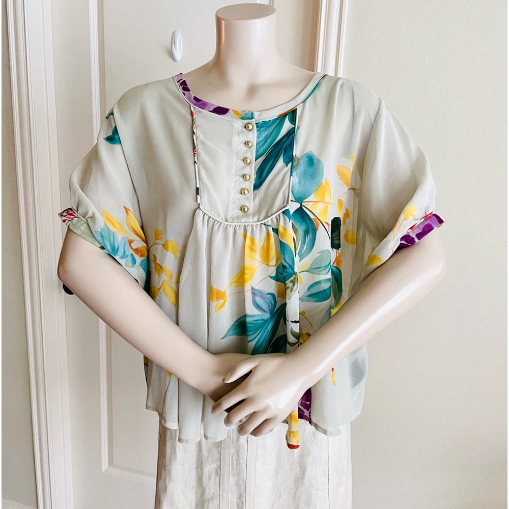 NWOT  Patterson J  Kincaid  Blouse Top XS